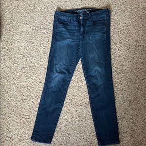 Dark wash american eagle jeans